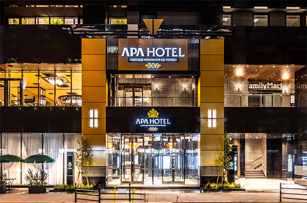 アパホテル＆リゾート〈御堂筋本町駅タワー〉／ 大阪府大阪市中央区南本町４－２－９